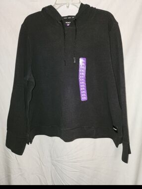 DKNY womens size xxl tech waffle hooded top